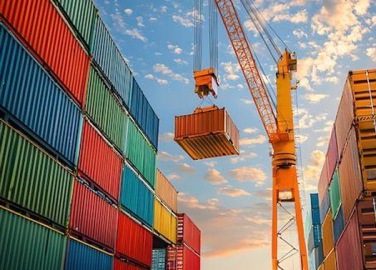 Cần cẩu cảng biển vận hành bốc dỡ container