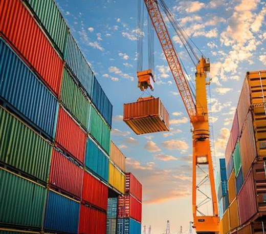 Cần cẩu cảng biển vận hành bốc dỡ container